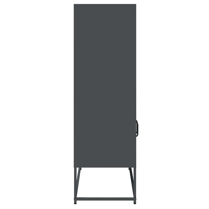 Highboard Anthracite 68x39x123 cm Steel