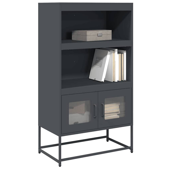 Highboard Anthracite 68x39x123 cm Steel