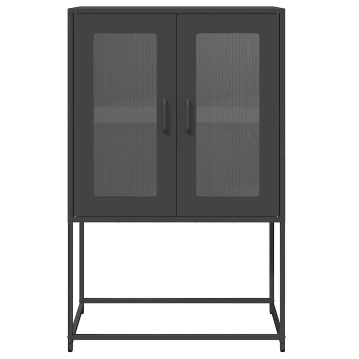 Highboard Black 68x39x107 см стомана