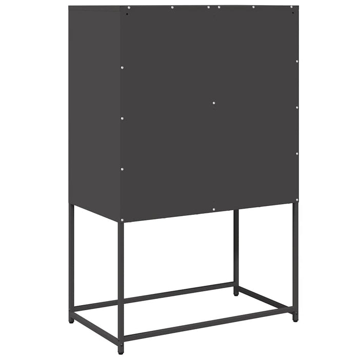 Highboard Black 68x39x107 см стомана