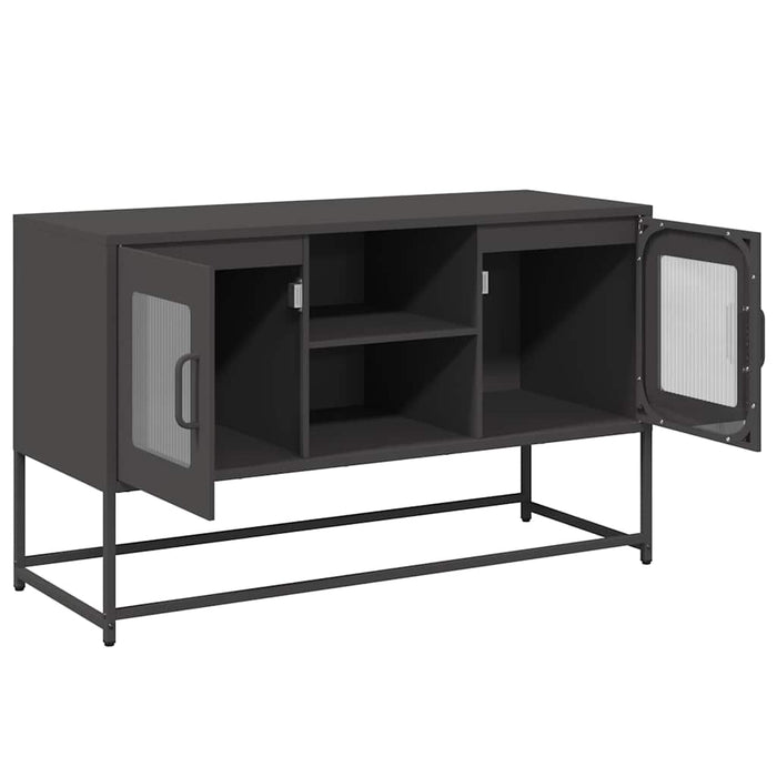 TV Cabinet Black 100.5x39x60.5 cm Steel