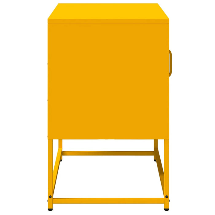 TV Cabinet Mustard Yellow 68x39x60.5 cm Steel