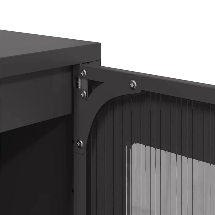 Highboard Black 36x39x123 см Студеновалцована стомана