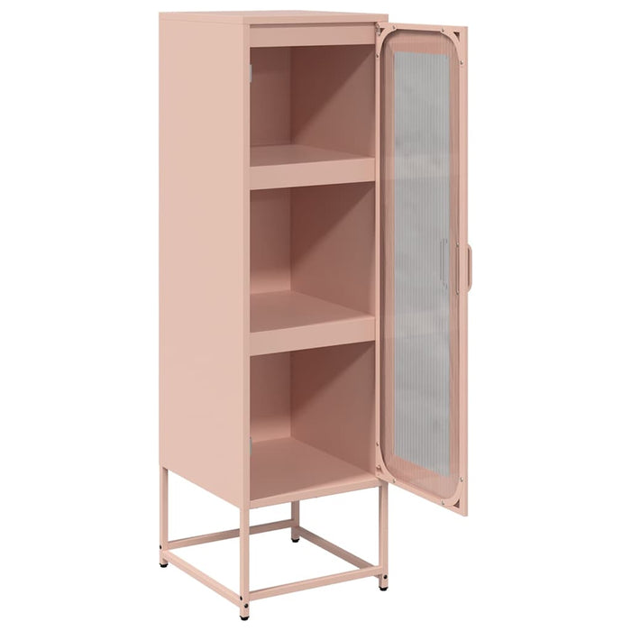 Highboard Pink 36x39x123 cm Cold-rolled Steel