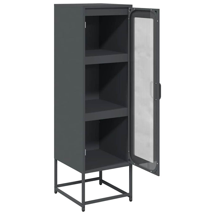 Highboard Anthracite 36x39x123 см Студеновалцована стомана