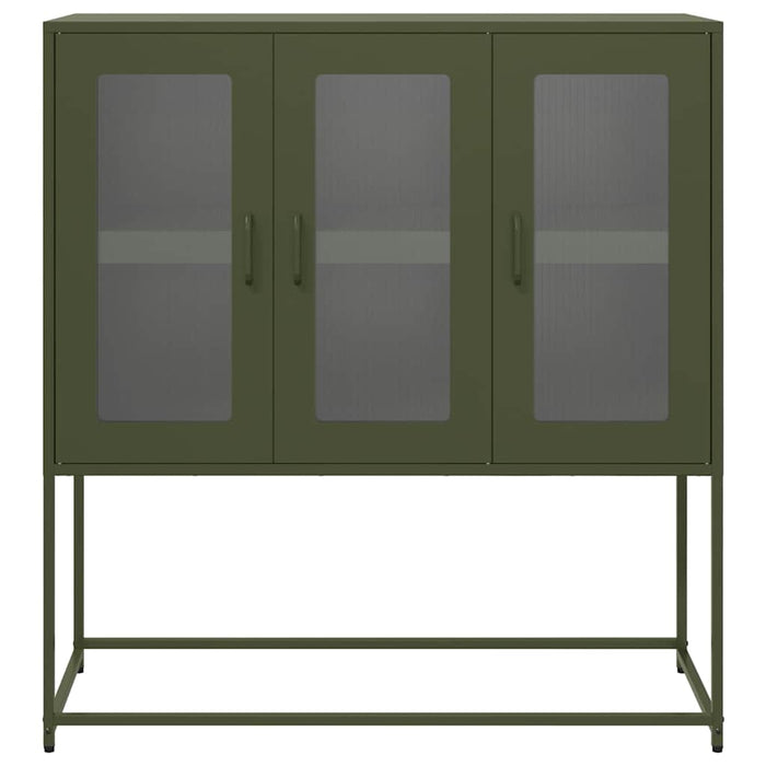 Бюфет Olive Green 100.5x39x107 см Студеновалцована стомана