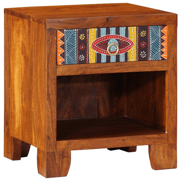 Bedside Cabinet 40x35x45 cm Solid Wood Acacia