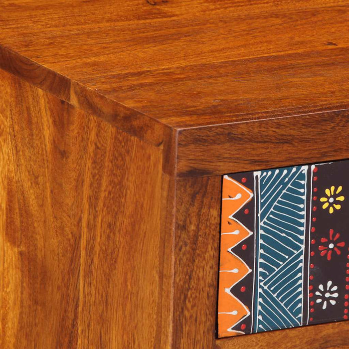 Bedside Cabinet 40x35x45 cm Solid Wood Acacia