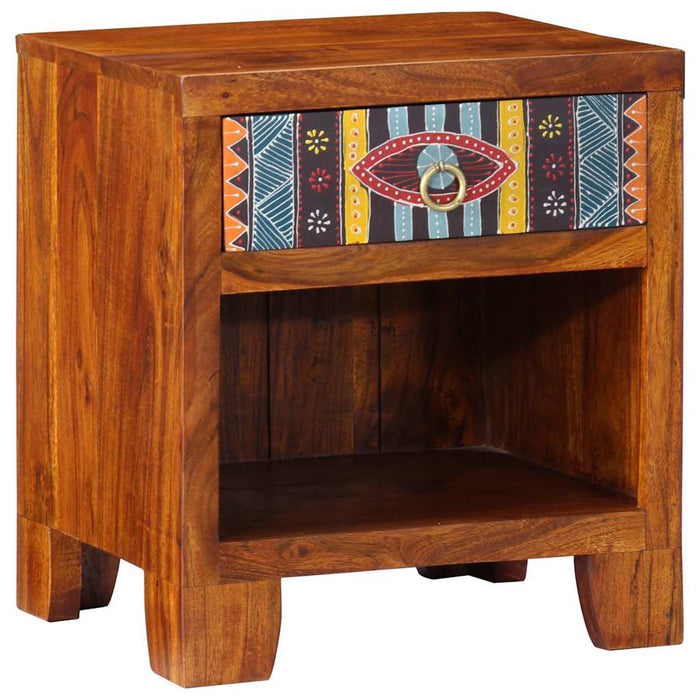 Bedside Cabinet 40x35x45 cm Solid Wood Acacia