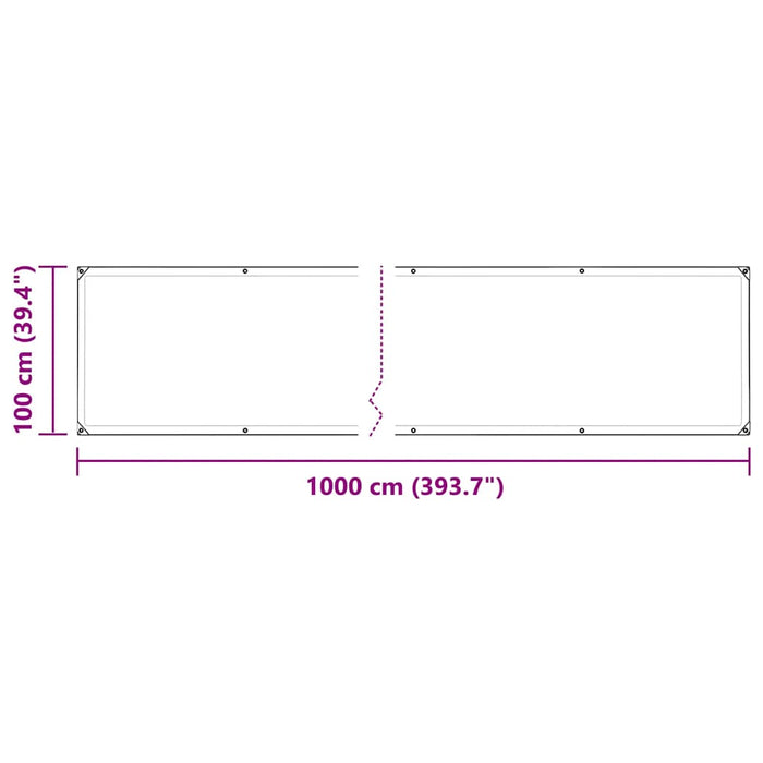 Прозрачен брезент с капси 1x10 м PVC