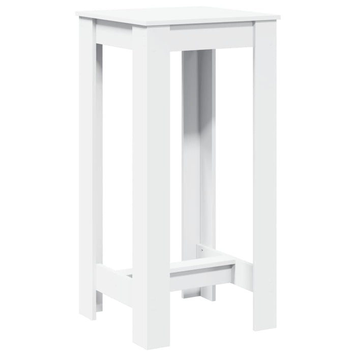 Bar Table White 51x50x103.5 cm Engineered Wood