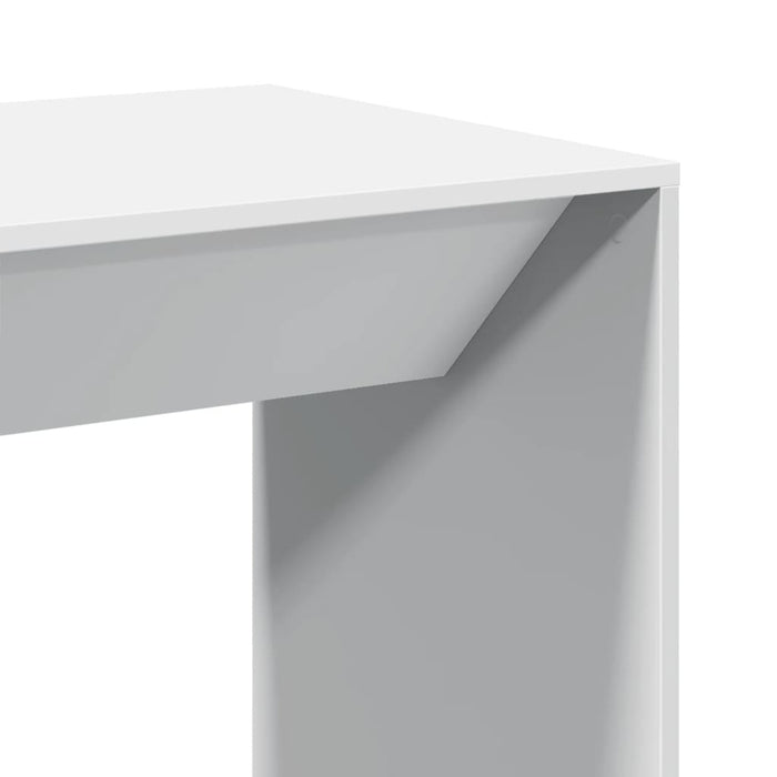 Bar Table White 51x50x103.5 cm Engineered Wood