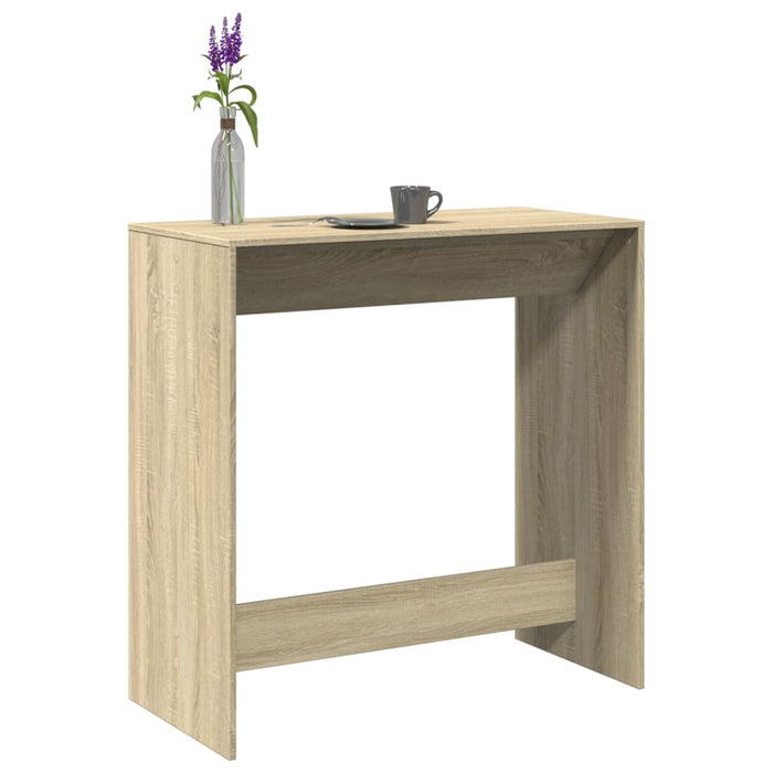 Bar Table Sonoma Oak 102x50x103.5 cm Engineered Wood