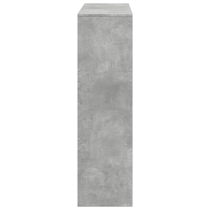 Dulap cu carte/Separator Beton Gri 100x33x115 cm