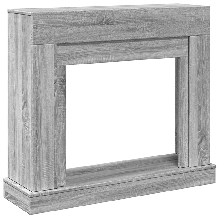 Semineu Surround Gri Sonoma 100x30x87,5 cm Lemn de inginerie