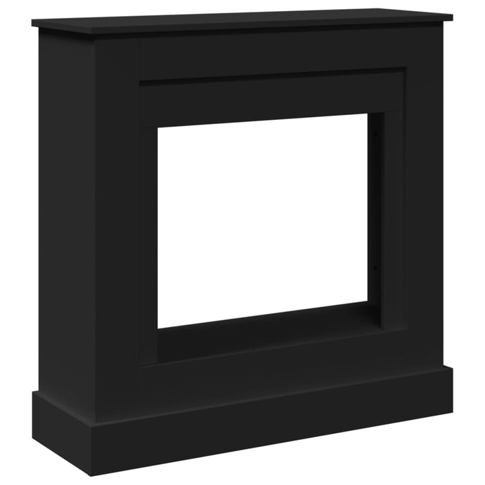 Surround Semineu Negru 90x30x90 cm Lemn de Inginerie