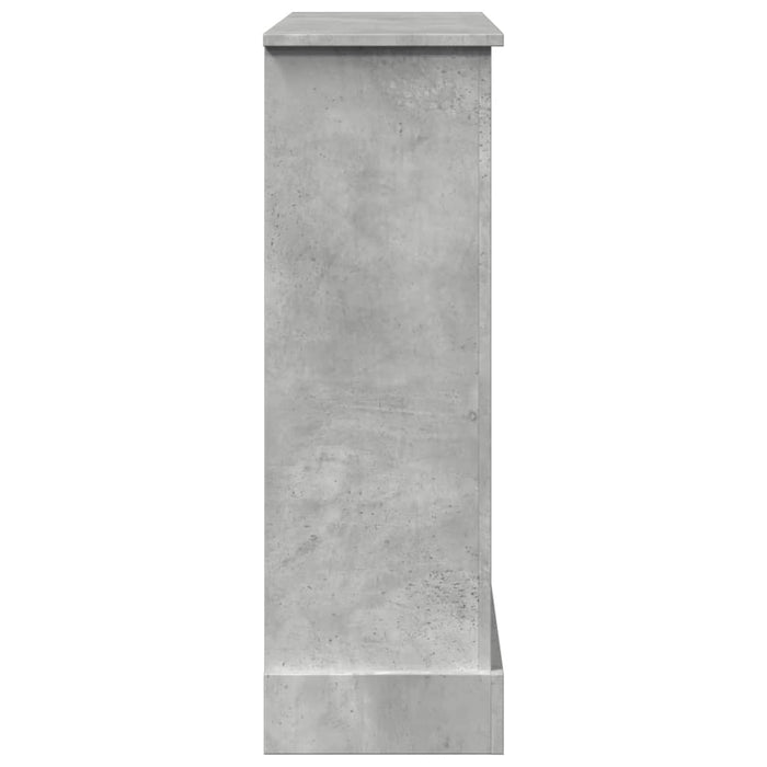 Surround Semineu Beton Gri 90x30x90 cm Lemn de inginerie