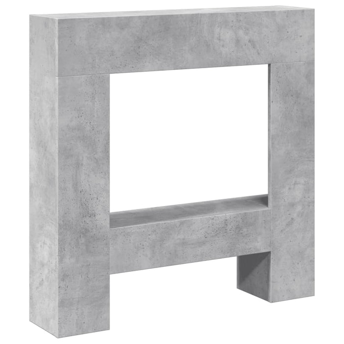 Surround Semineu Beton Gri 81x18x82 cm Lemn de inginerie