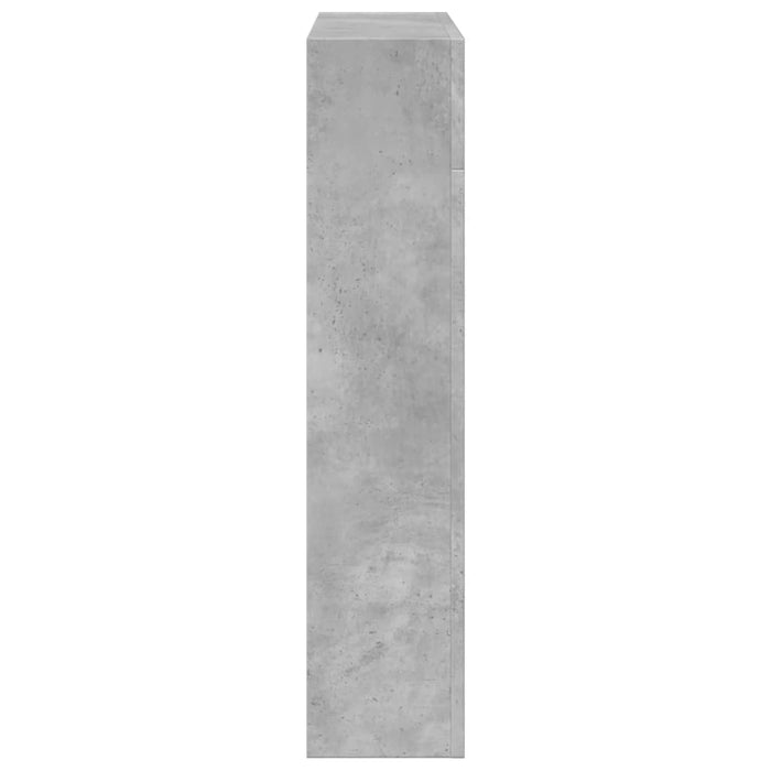 Surround Semineu Beton Gri 81x18x82 cm Lemn de inginerie