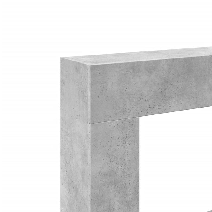 Surround Semineu Beton Gri 81x18x82 cm Lemn de inginerie