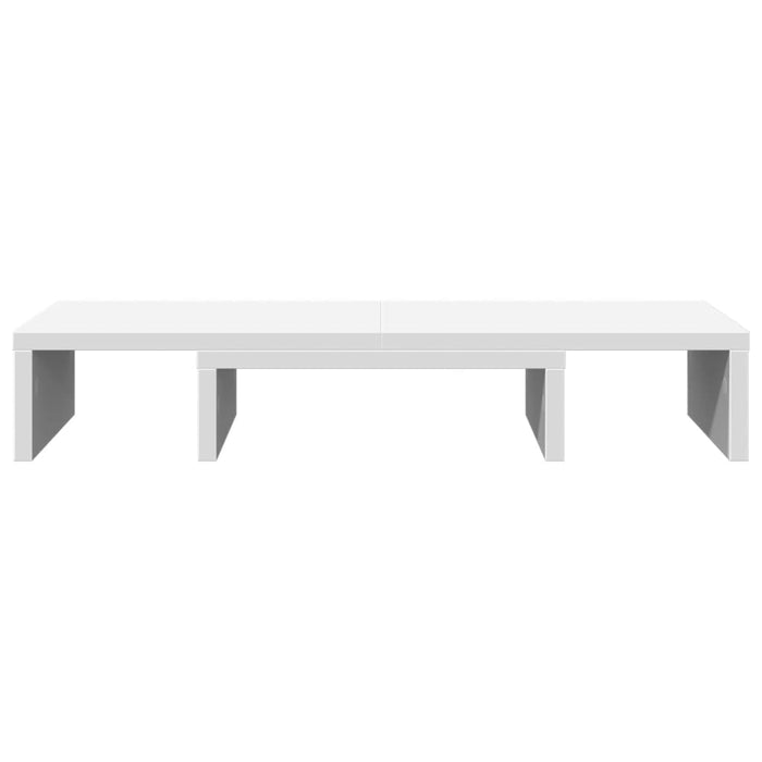 Monitor Stand Adjustable White 60x24x10.5 cm Engineered Wood