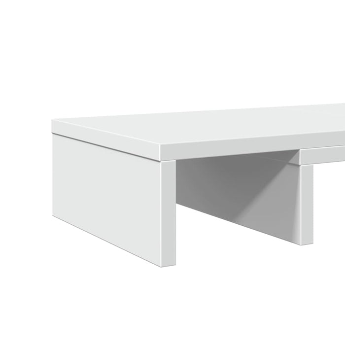 Monitor Stand Adjustable White 60x24x10.5 cm Engineered Wood