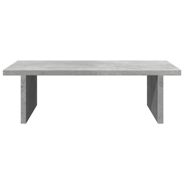 Monitor Stand Concrete Grey 50x27x15 cm Engineered Wood