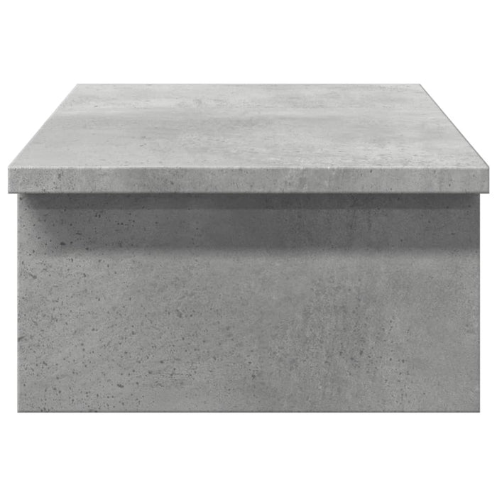 Monitor Stand Concrete Grey 50x27x15 cm Engineered Wood