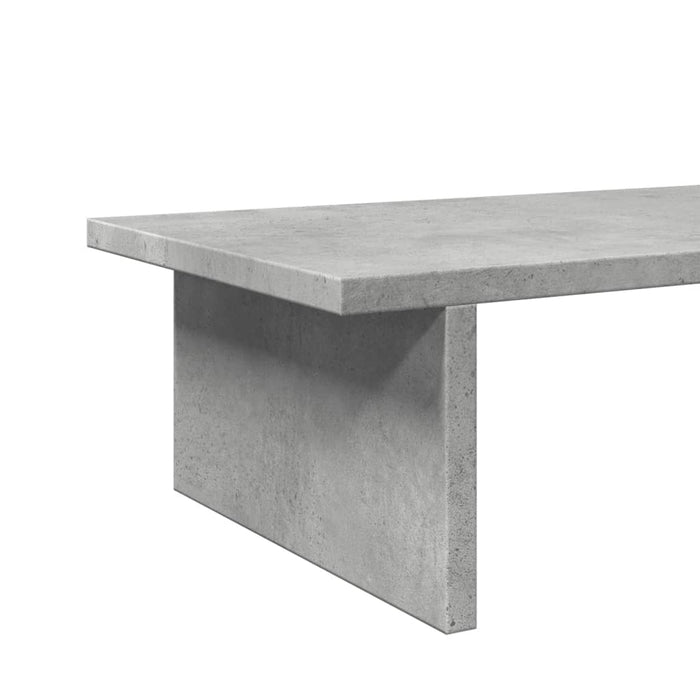 Monitor Stand Concrete Grey 50x27x15 cm Engineered Wood