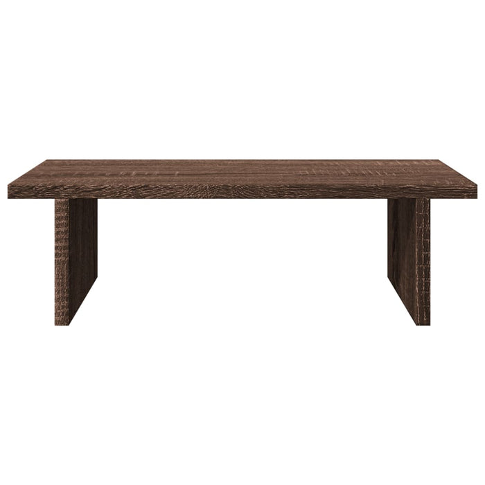 Monitor Stand Brown Oak 50x27x15 cm Engineered Wood