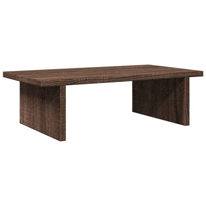 Monitor Stand Brown Oak 50x27x15 cm Engineered Wood