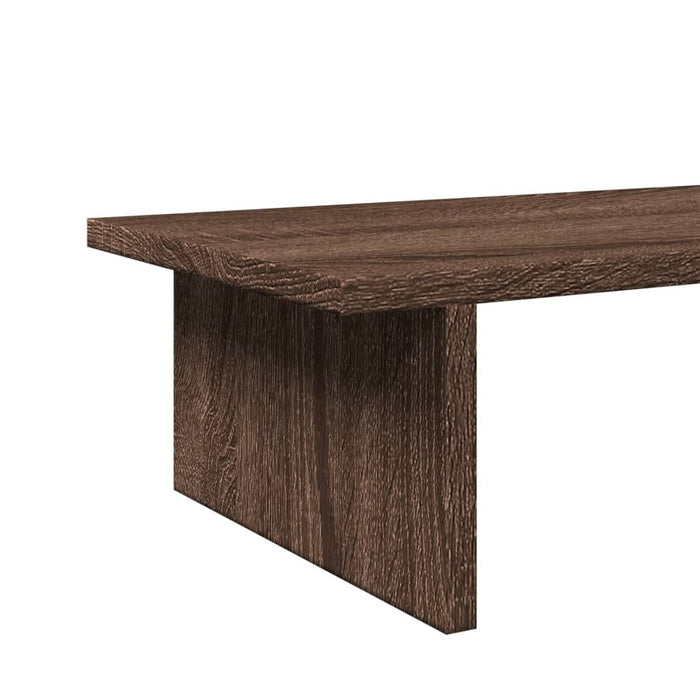 Monitor Stand Brown Oak 50x27x15 cm Engineered Wood