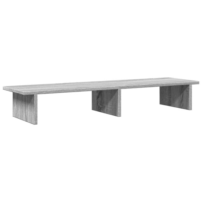 Monitor Stand Grey Sonoma 100x27x15 cm Engineered Wood