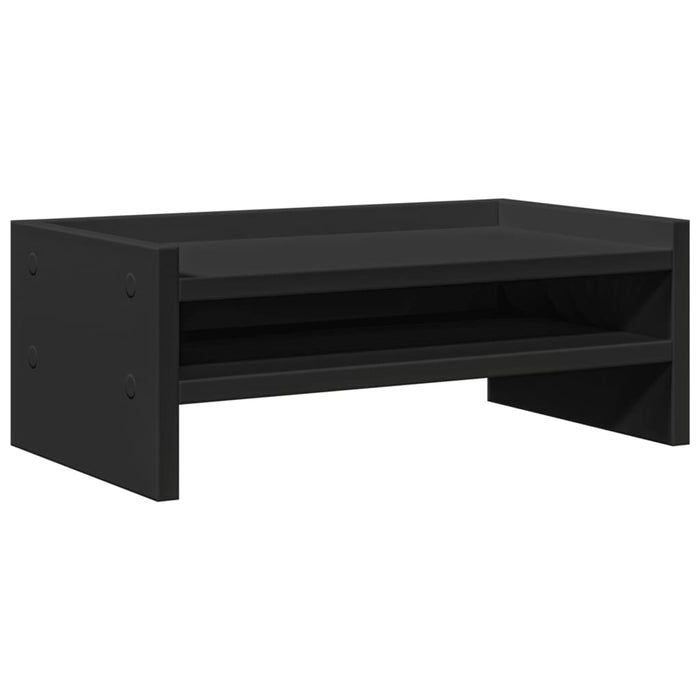 Monitor Stand Black 42x24x16 cm Engineered Wood