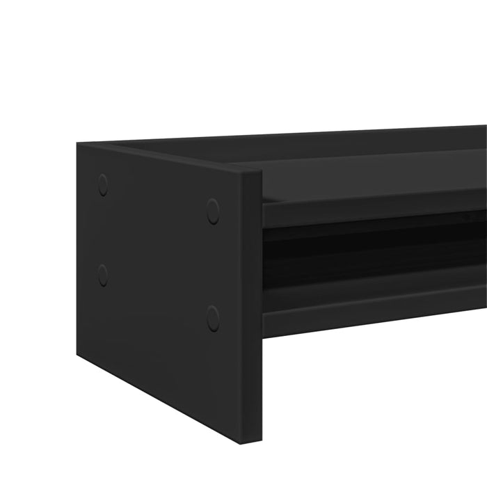 Monitor Stand Black 42x24x16 cm Engineered Wood