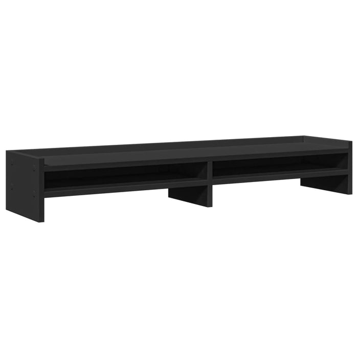 Monitor Stand Black 100x24x16 cm Engineered Wood