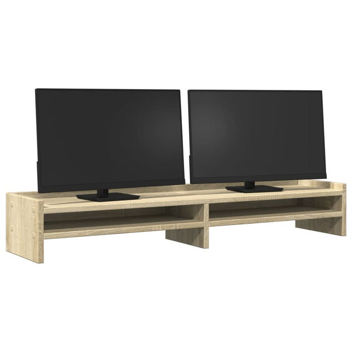 Monitor Stand Sonoma Oak 100x24x16 cm Engineered Wood