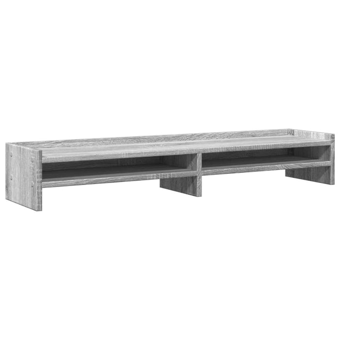 Monitor Stand Grey Sonoma 100x24x16 cm Engineered Wood