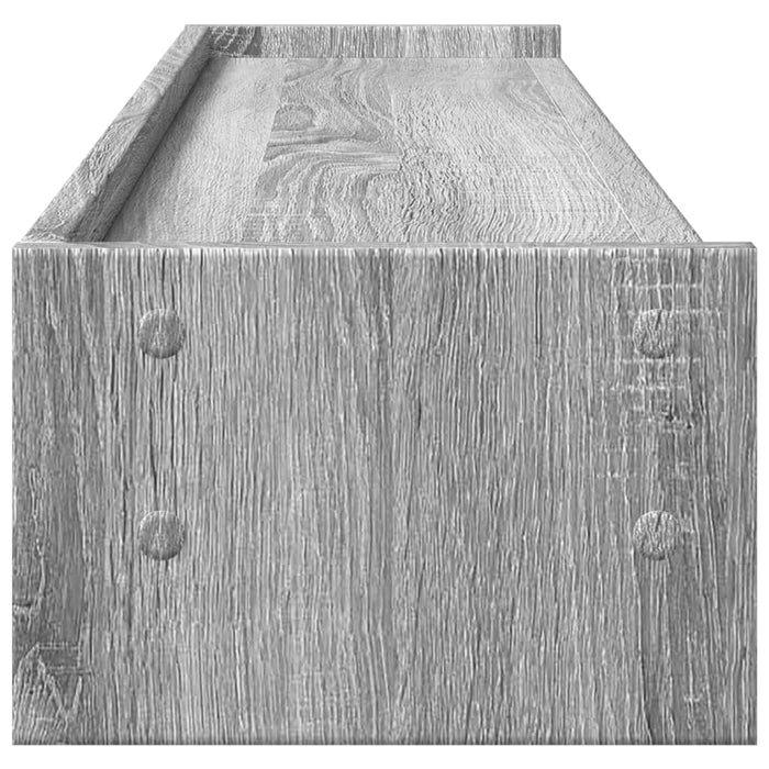 Monitor Stand Grey Sonoma 100x24x16 cm Engineered Wood