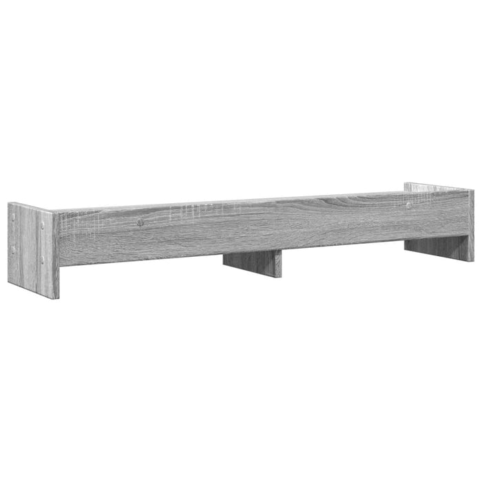 Monitor Stand Grey Sonoma 100x24x16 cm Engineered Wood