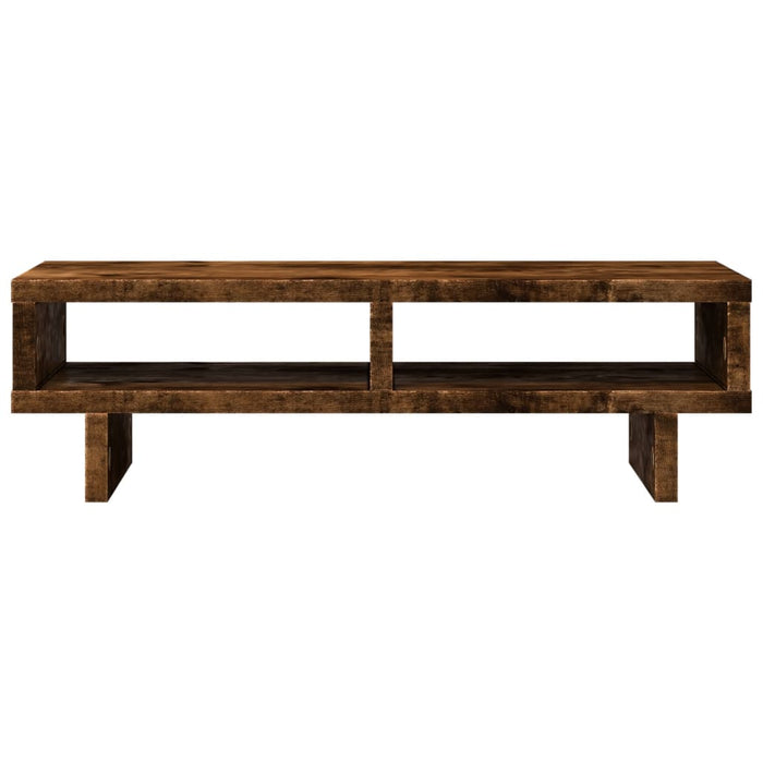 Monitor Stand Smoked Oak 50x27x15 cm Engineered Wood