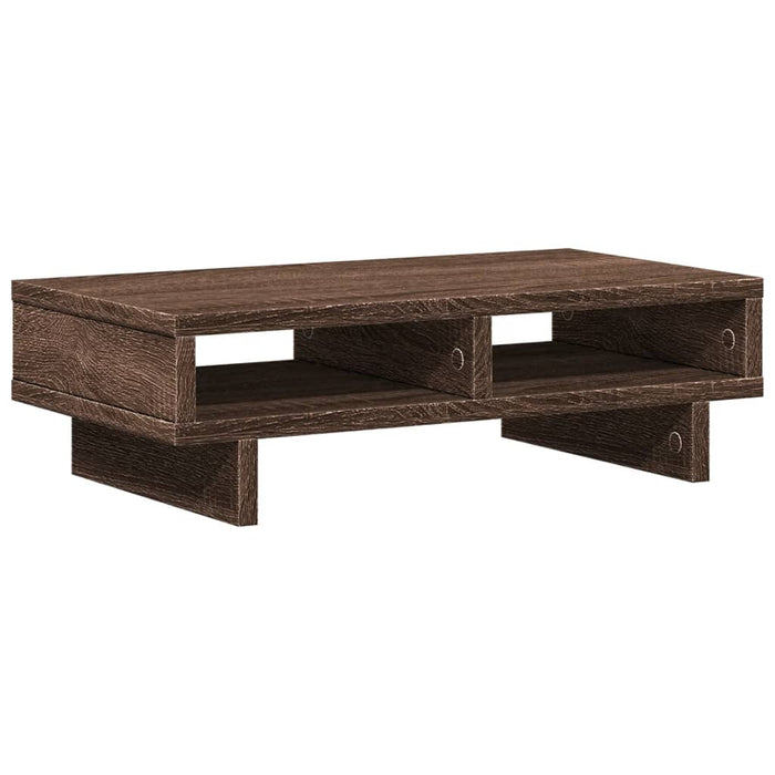 Monitor Stand Brown Oak 50x27x15 cm Engineered Wood