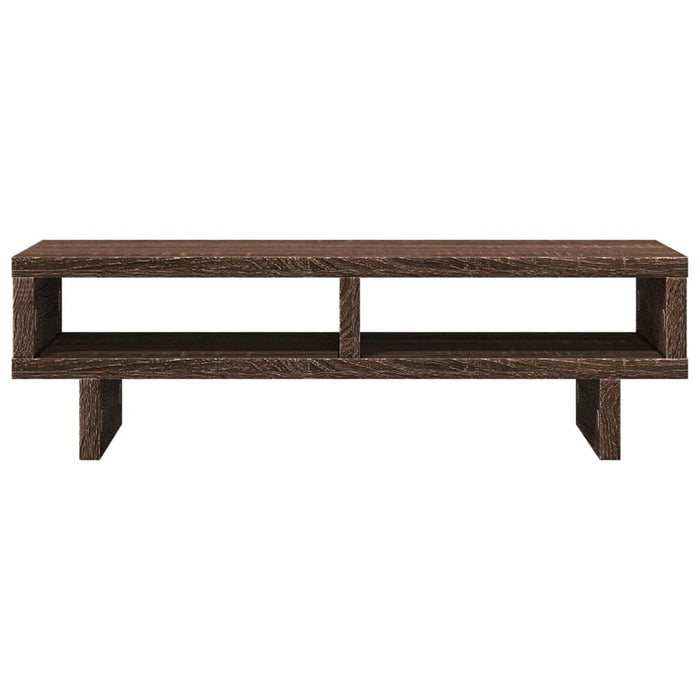 Monitor Stand Brown Oak 50x27x15 cm Engineered Wood