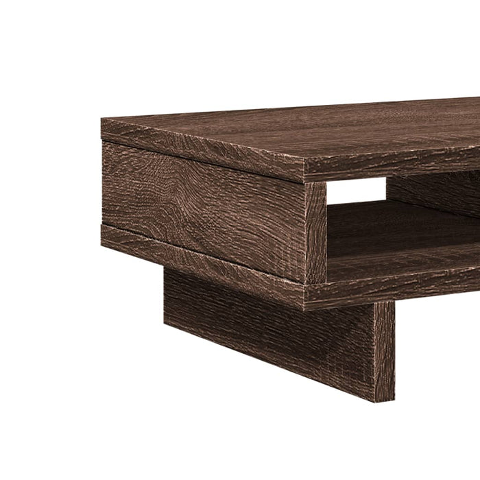 Monitor Stand Brown Oak 50x27x15 cm Engineered Wood