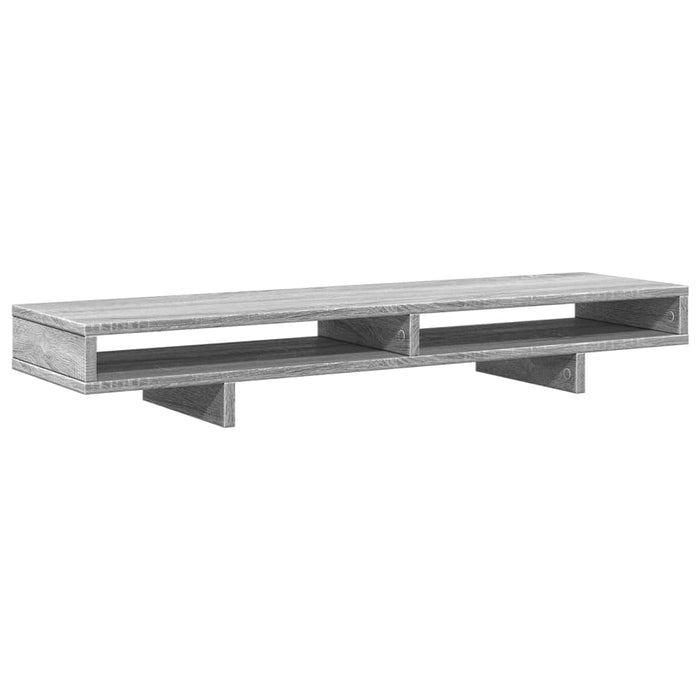 Monitor Stand Grey Sonoma 100x27x15 cm Engineered Wood