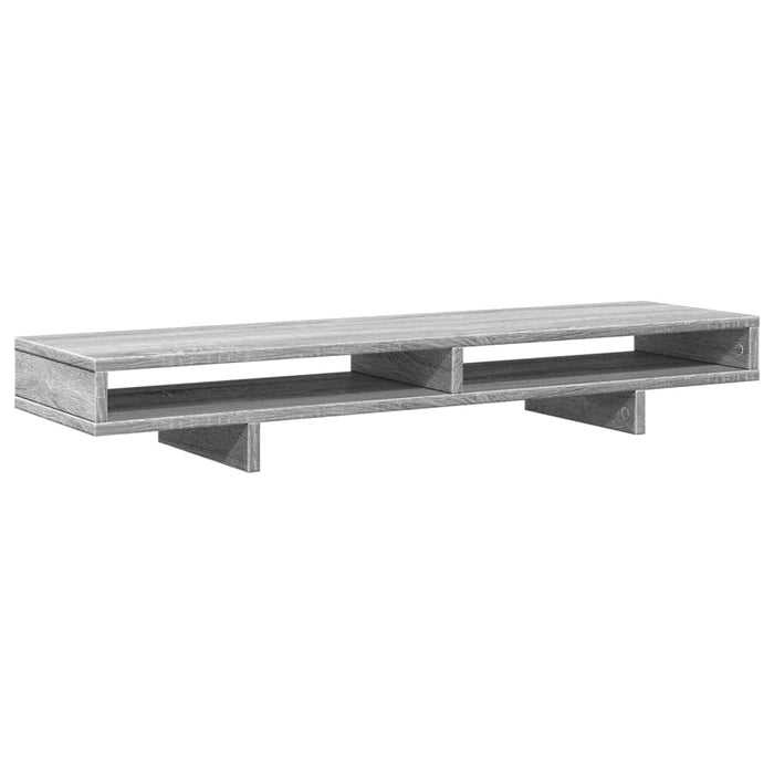 Monitor Stand Grey Sonoma 100x27x15 cm Engineered Wood