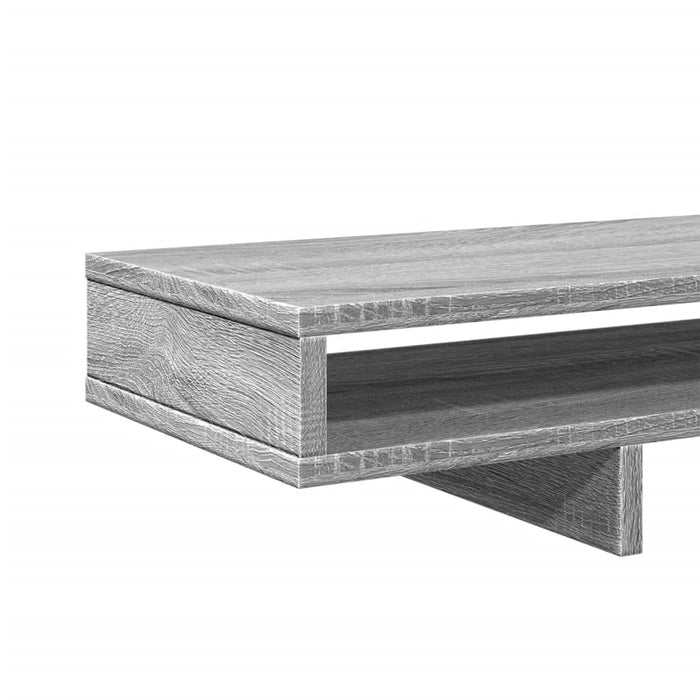 Monitor Stand Grey Sonoma 100x27x15 cm Engineered Wood