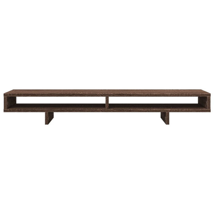 Monitor Stand Brown Oak 100x27x15 cm Engineered Wood