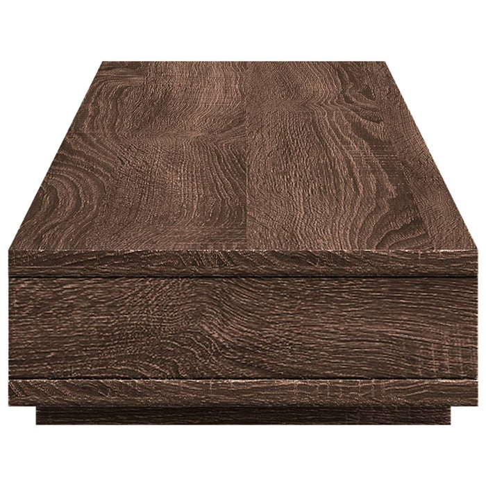 Monitor Stand Brown Oak 100x27x15 cm Engineered Wood