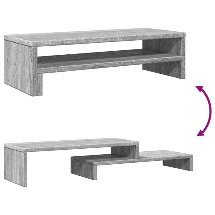 Monitor Stand Grey Sonoma 54x22x15 cm Engineered Wood